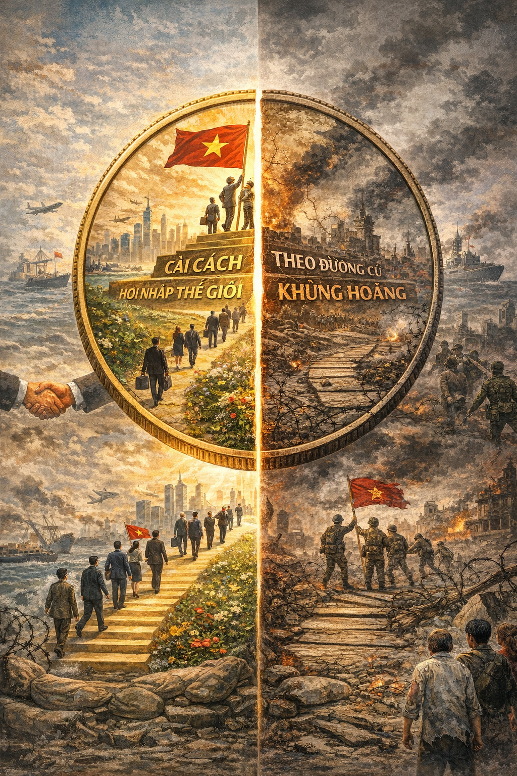 Quẻ “Trạch Lôi Tùy” (隨): Cần làm gì để đối nội và đối ngoại phải là hai mặt của một đồng tiền?